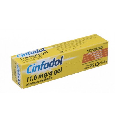 CINFADOL 11,6 mg/g GEL CUTANEO 1 TUBO 60 g